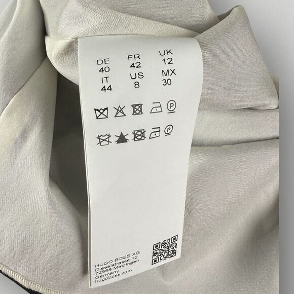 HUGO BOSS Daedalus Color Block Ponte Stretch Sheath Dress | NWOT | US Size 8 - Picture 8 of 9